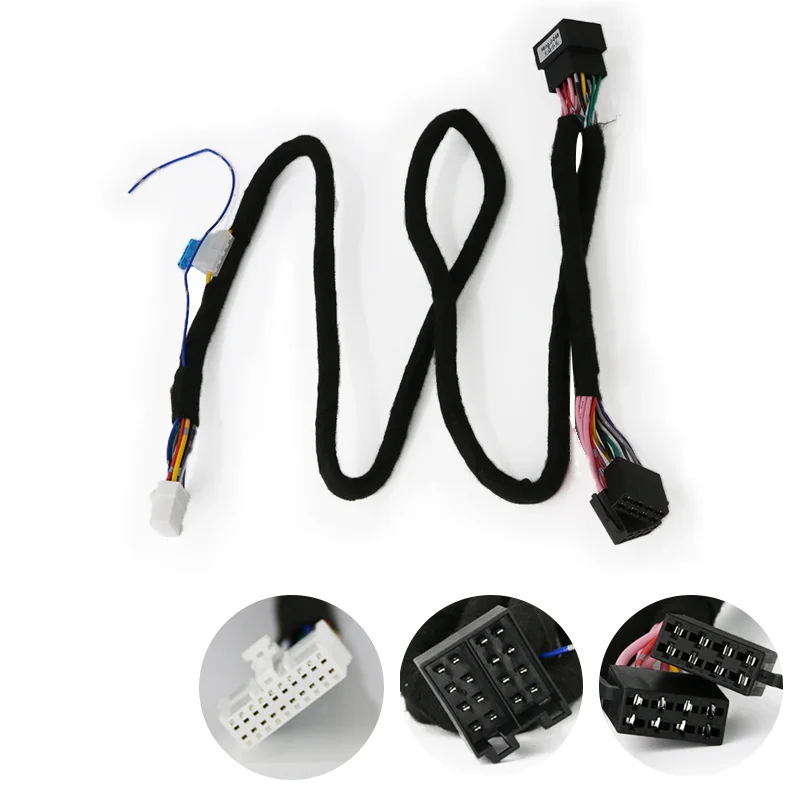 #4 Car DSP Amplifier ISO PLUG Special-Tail Line Socket Plug And Play Cable for Universal VW Opel Wiring Connecto Ddapter