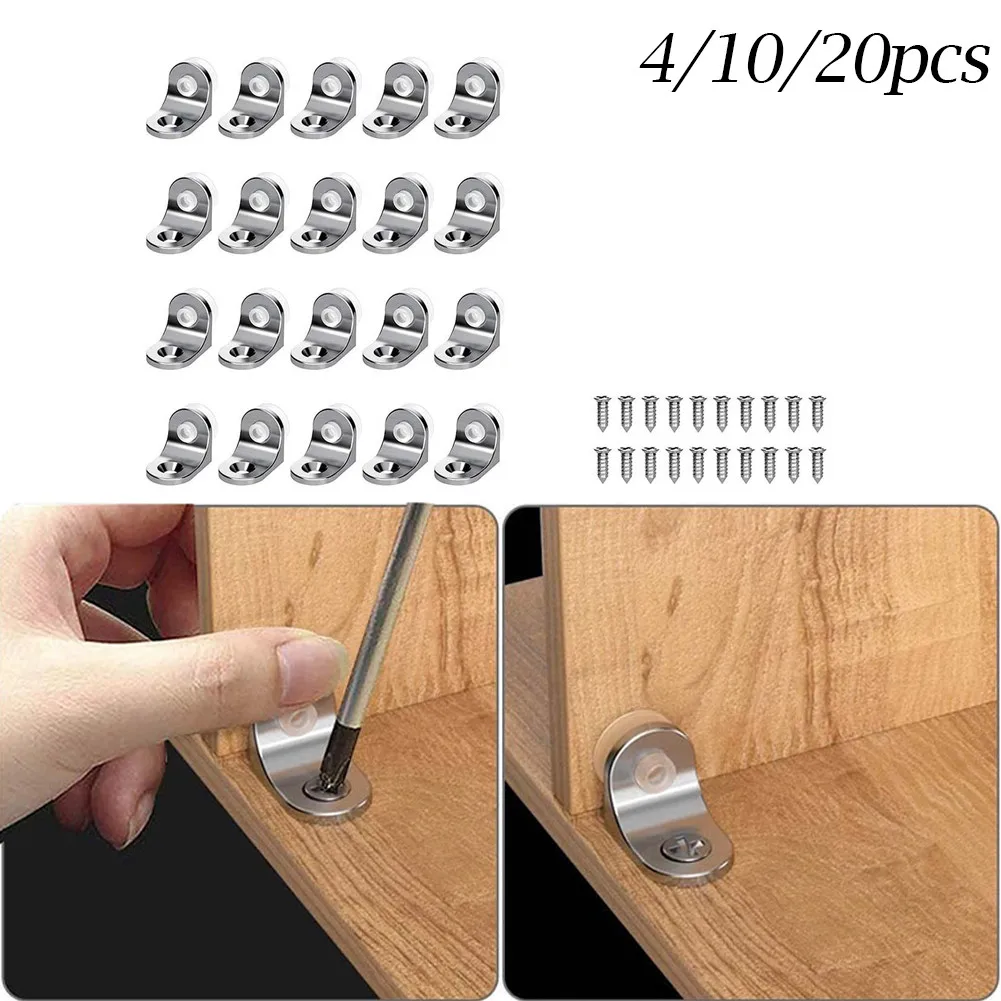 Glass Shelf Bracket Support Pegs Pins Wooden Glass Layer Board Fixed Hardware Suction Cup Holder Furniture Partition Bracket