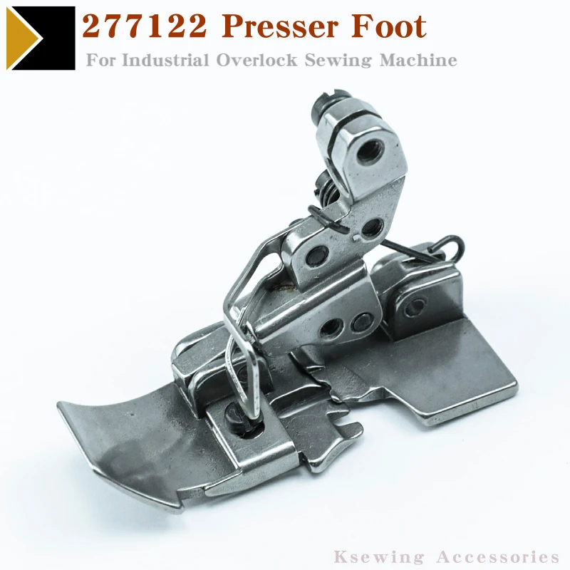 

277122 Presser Foot For Industrial Overlock Sewing Machine Fit Pegasus EX3200 MX3200 LX3200 For Heavy-Duty Fabric For 5 Thead