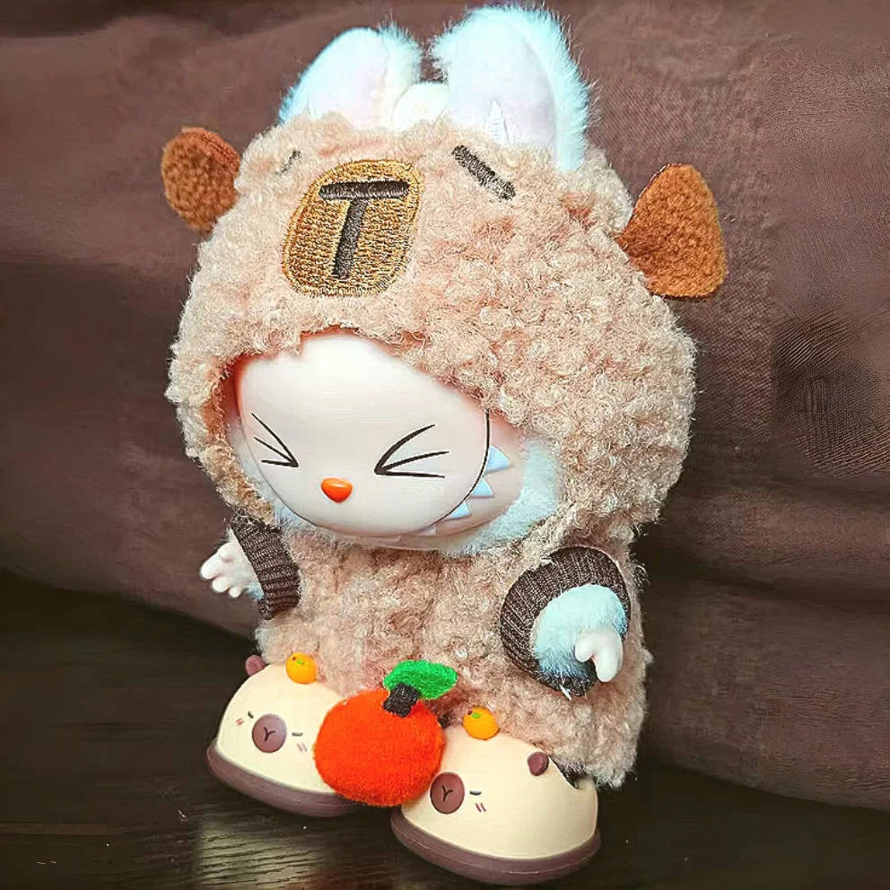 Labubu Cute Animal Macaron Color Versatile Princess Doll Slippers
