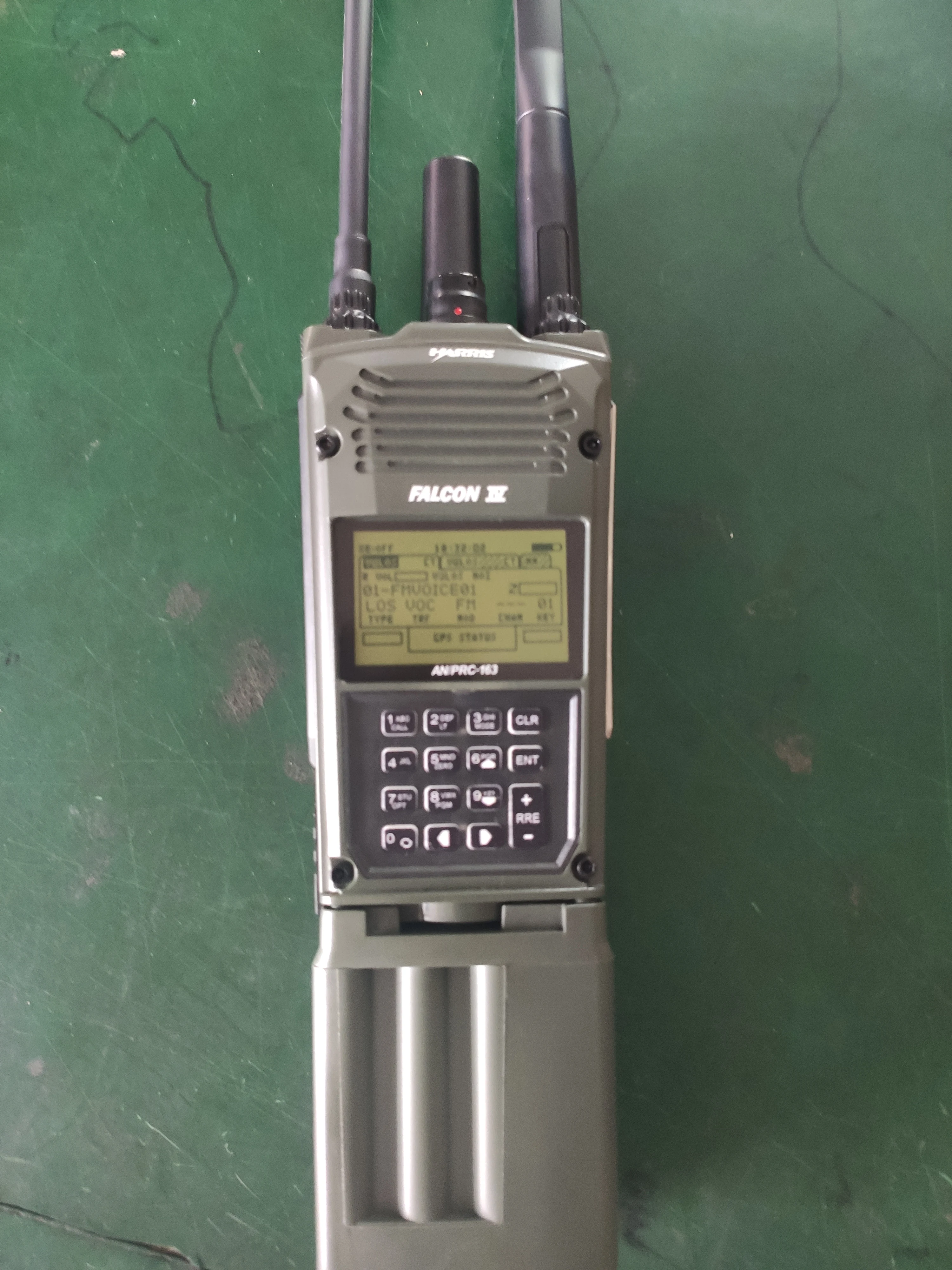 Ts Tac-Sky Tactical An/Prc 163 Harris Radio Dummy Virtual Box Case With Yaesu Vertex Plug For Yaesu Vx-6R Vx-7R Radios