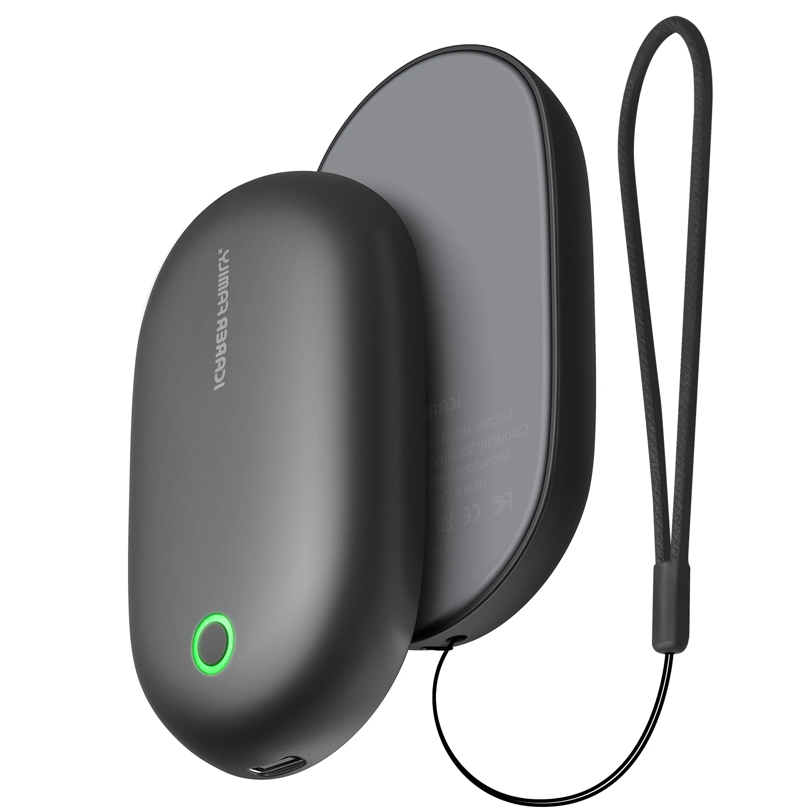 Hand Warmers Magnetic 2 Pack Rechargeable Full Warmer Body Instant Heating, 8 Hrs Long Warmer, 5,000 mAh Pocket Size Electric Wa