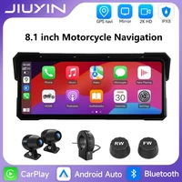 8.1'' Motorcycle Portable GPS Navigation Wireless Carplay Android Auto IPX8 Waterproof Motorcycle 2K HD Touch Screen Display - Image 2