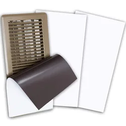 Set of 3 Strong Magnetic Vent Covers for Floor Air Registers - Flexible Magnet Sheets for Home Ventilation Grilles