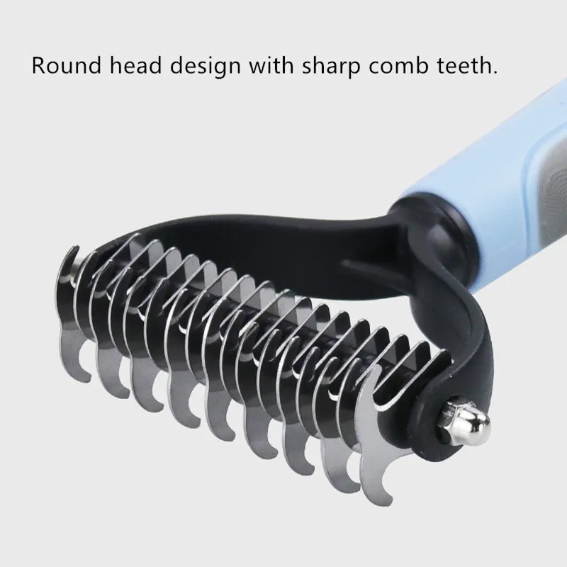 

Pet Cat Dog Hair Removal Comb Pets Fur Knot Cutter Dog Grooming Shedding Tools Pet Products Suppliers Dog Accessories Dog Brush