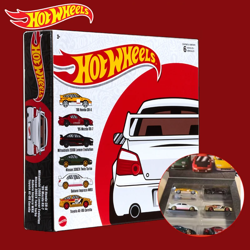 Оригинальный автомобиль Hot Wheels Premium Diecast 1/64 японский классический Toyota Nissan Honda