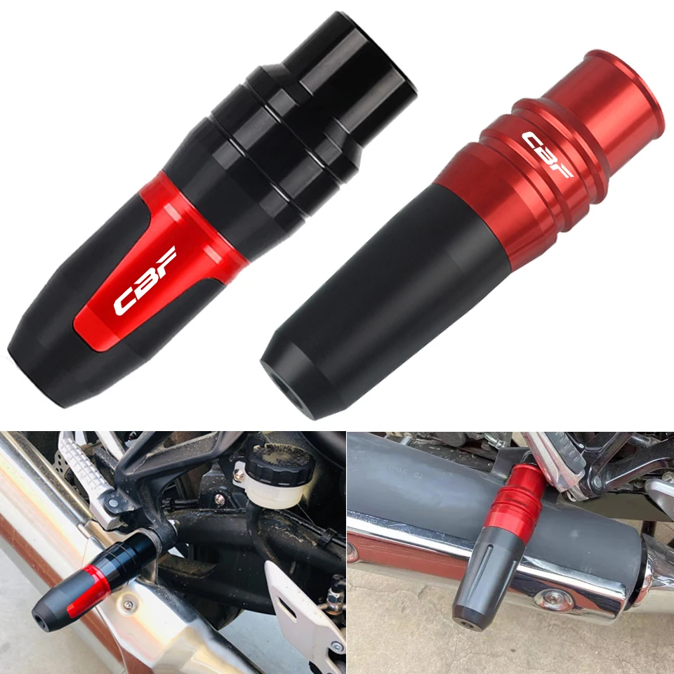오토바이 액세서리 Honda CBF125 CBF190R CBF 500 600 CBF1000 CBF 1000 용 알루미늄 충돌 패드 배기 슬라이더 충돌 방지 장치