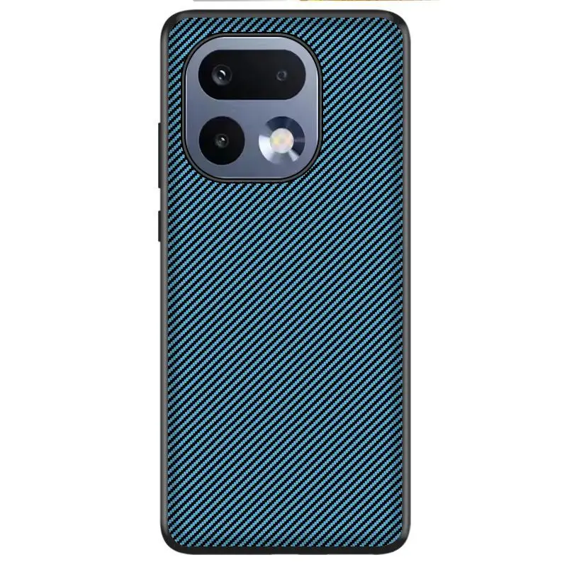 Stylish Kevlar Striped TPU Soft Shockproof Phone Case Cover