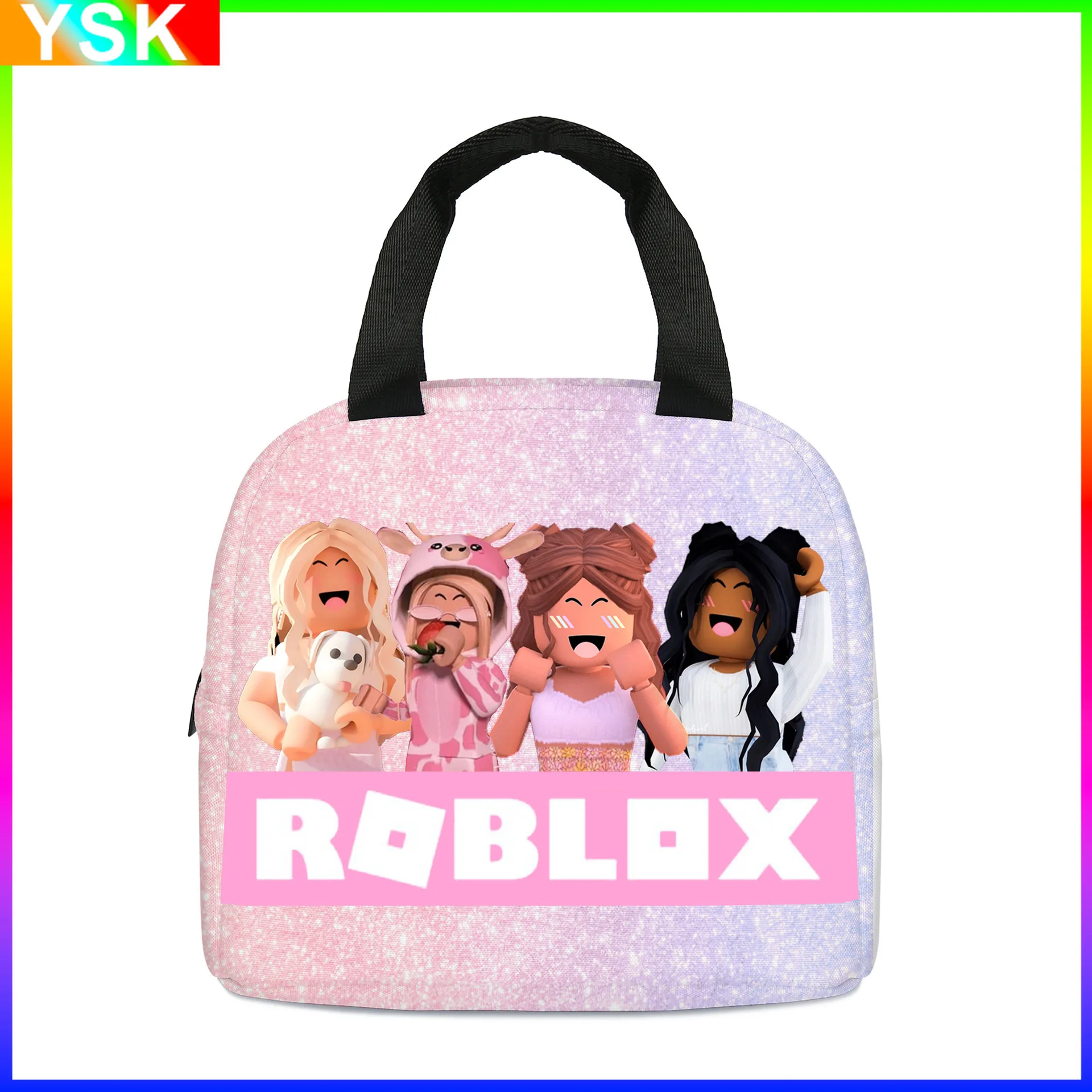 ROBLOX Mundo Virtual Sandbox Menina Rosa Aniversário Tema Festa Decoração  Bandeira Balão Bolo Inserção Festa Feriado Menina Bonito Festa - AliExpress