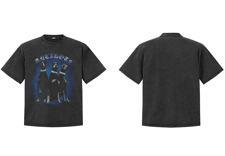 Antidote Triple Dog Graphic T-Shirt S33a315936bfd407d81f32c1f8e20f8f5q