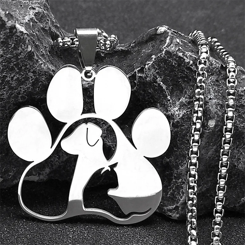 Dainty Pet Paw Print or Nose Print Necklace – Say Anything... Jewelry by  Stephanie Wilde