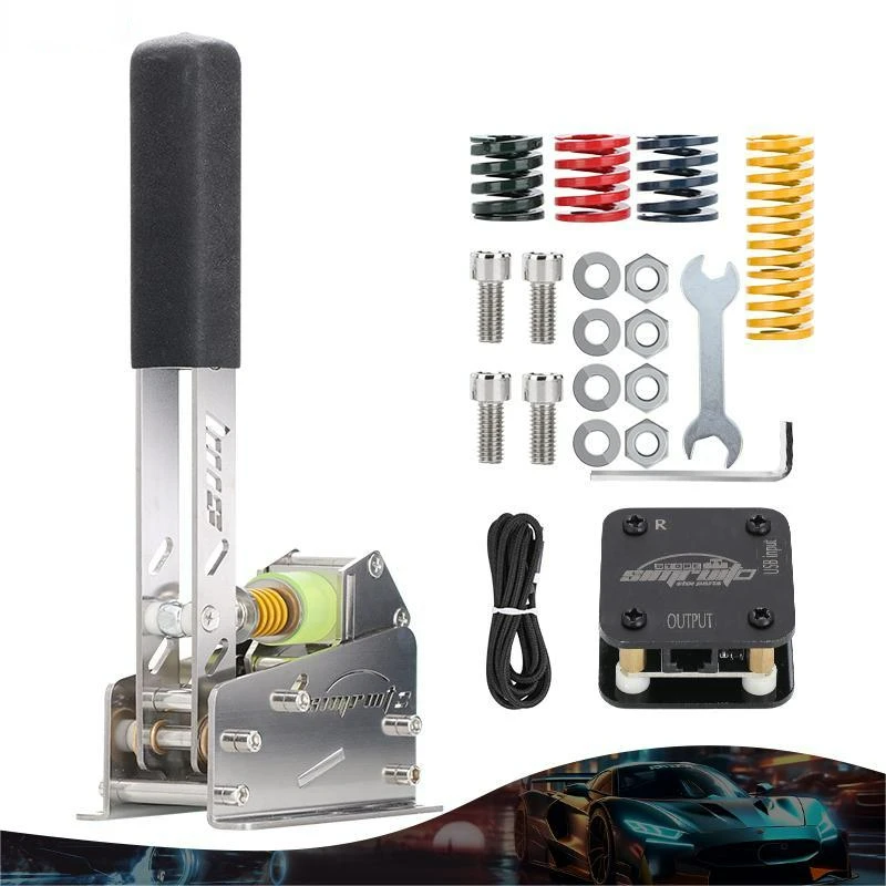 심레이싱 핸드브레이크, Usb Simracing, 핸드브레이크, PC, 드리프트 핸드 브레이크, 레버 심 레이싱 조종석 게임, 스티어링 휠 시뮬레이터 브레이크