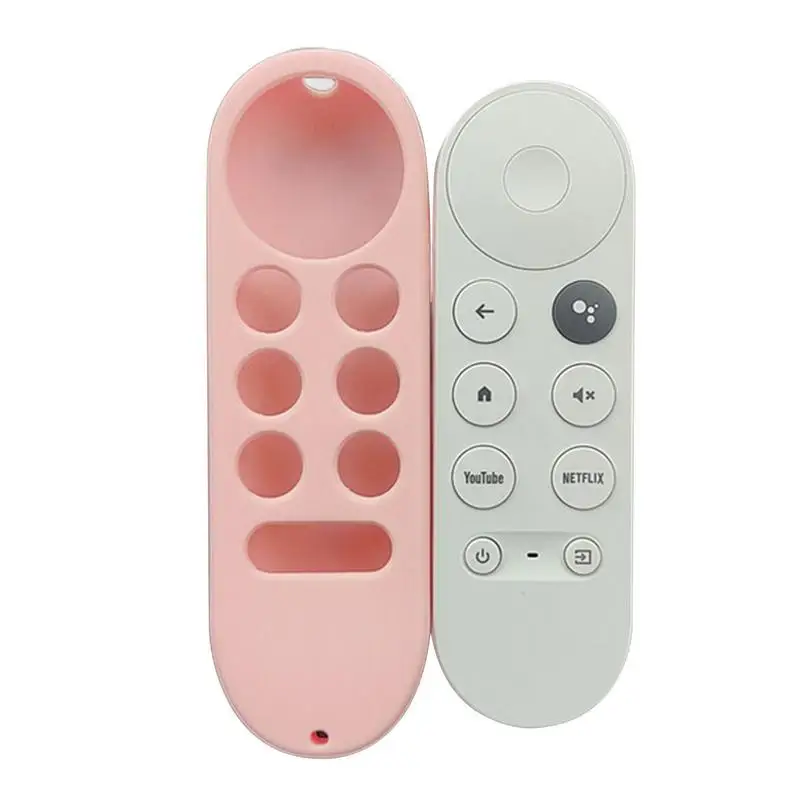 Non-slip Soft Silicone Case Chromecasts Remote Control Protective Cover Shell Google Tv Luminous Voice Remote Control silicone remote case silicone remote cover silicone remote sleeve remote controller cover silicone case protector