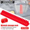 Upright Storage Organizer 20 Wrenches Magnetic Hexagonal Head Multifunctional Toolbox Wrench Holder Modular Spanner Rack Holder 1