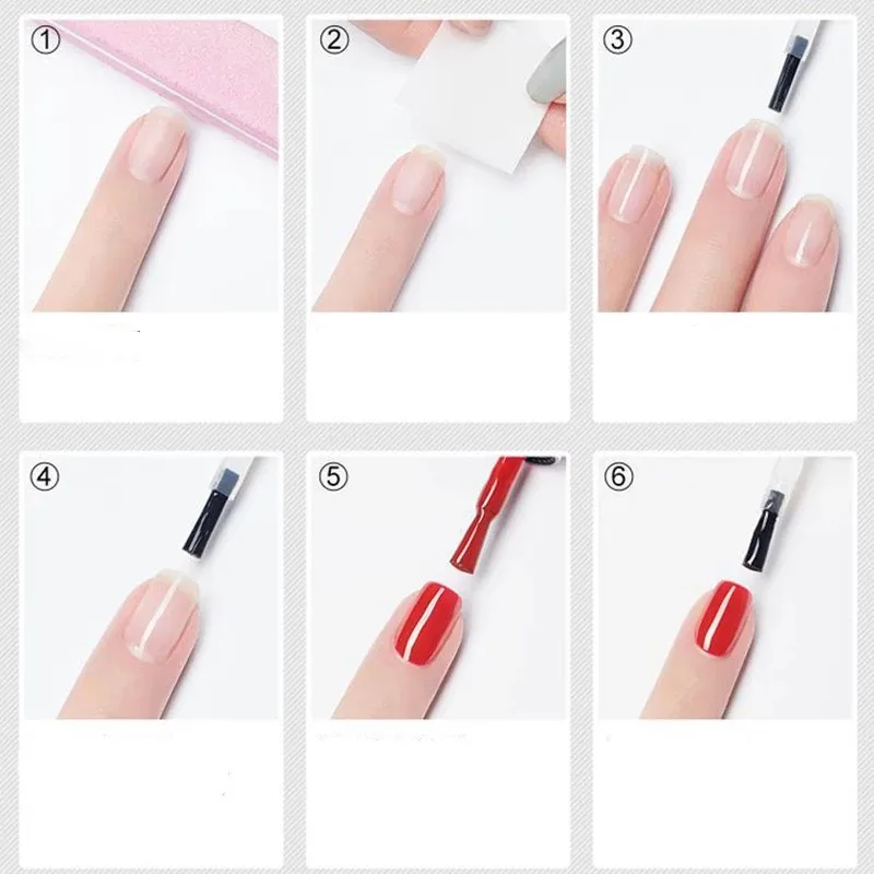 15ml/Jar No Wipe Top/Base Coat Nail Gel Long Lasting Soak off UV Nail Gel Polish Protector Primer UV Gel Nail Art Top Gel GY45-7 6