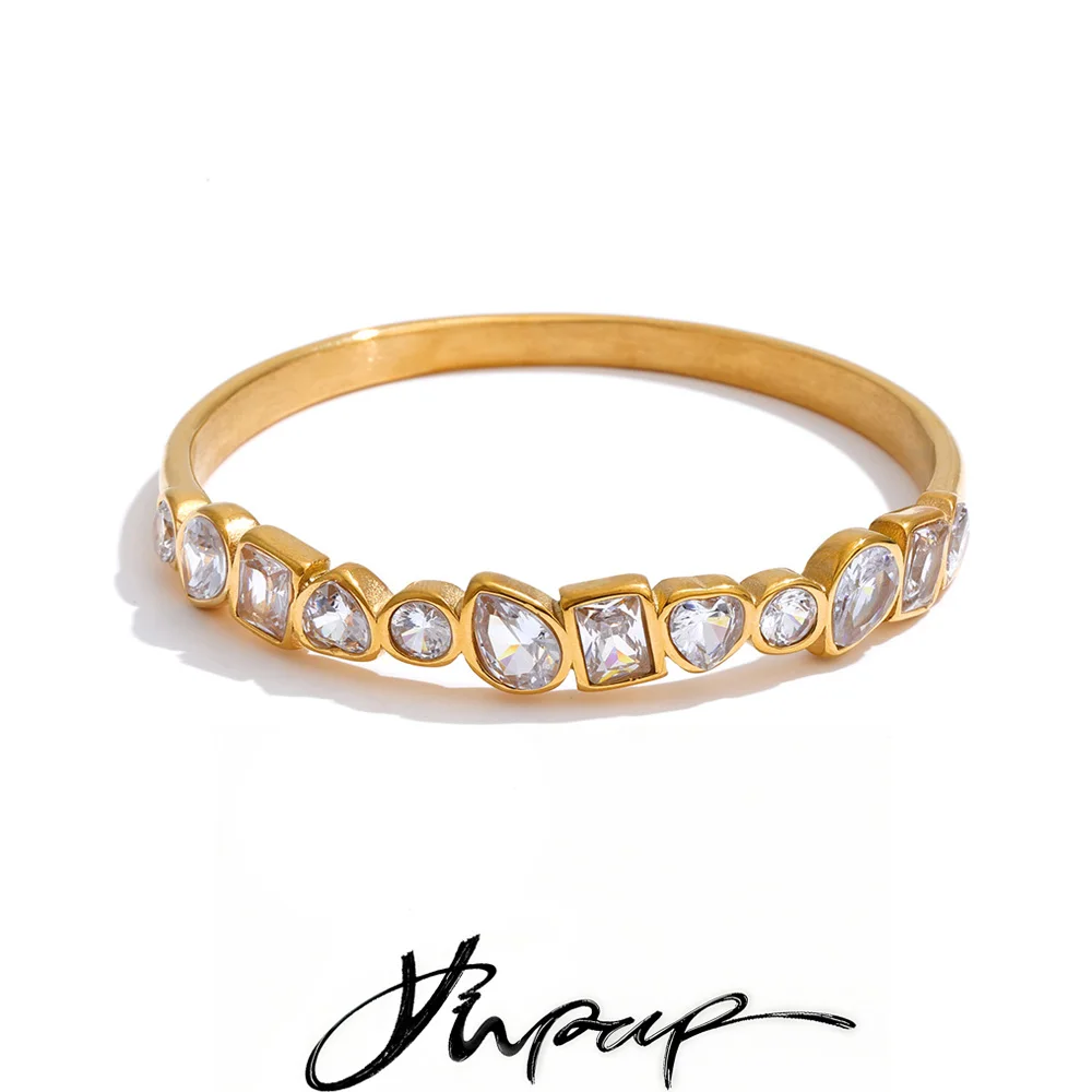 Yhpup Stainless Steel Bangle Waterproof
