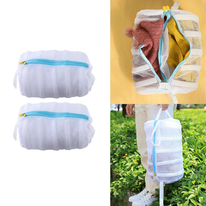 Shoes Washing Hanging Dry Bag Mesh Laundry Bags Home Using Clothes Washing Net Bag Shoes Protect Wash Bag Laundry Baskets classic