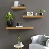 Wood Floating Wall Shelves Magic Flap Hidden Shelf With Secret Compartment Wall-mounted Storage Wood Furniture Storage Box 2