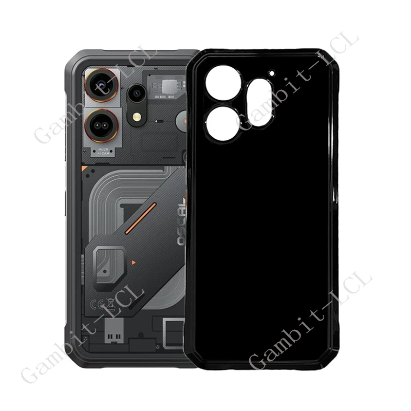 Durable Shockproof Anti-Falling Soft TPU Case - Black