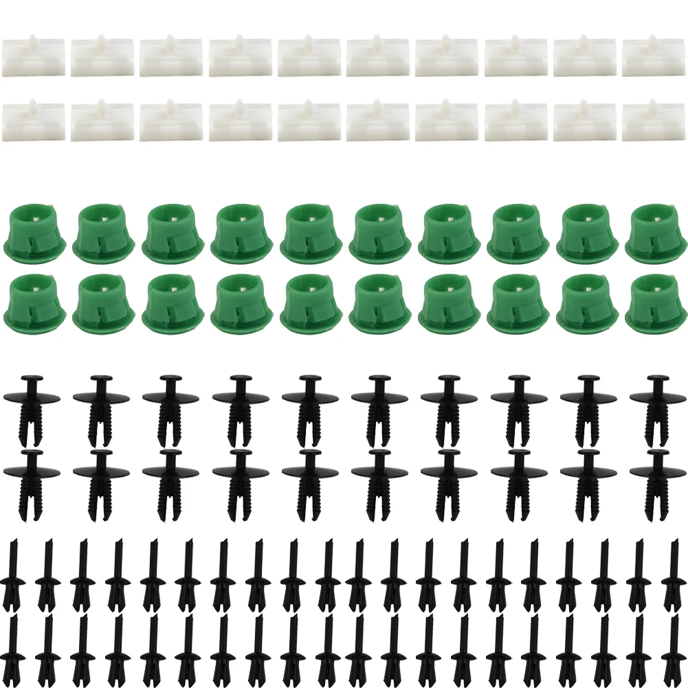 Useful-Fixed-Clip-Fastener-Clamp-80pcs-Accessories-Moulding-Parts ...