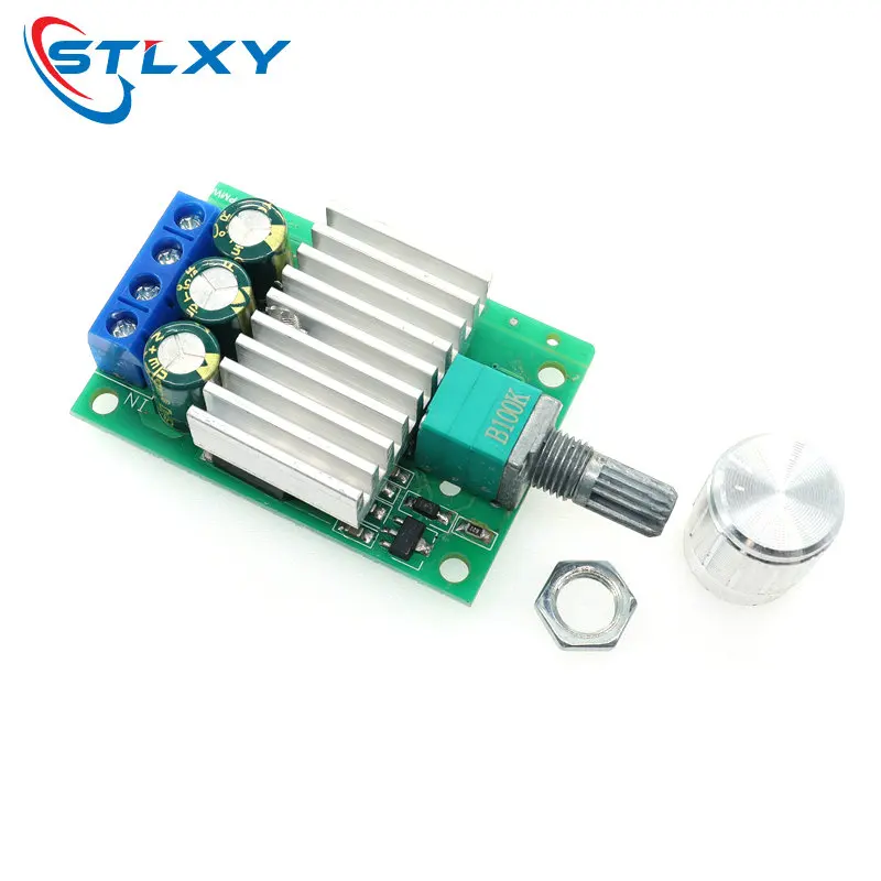 10A 12V-30V PWM DC Motor Speed Controller 12V 24V Adjustable Speed Regulator Dimmer Control Switch Fan Motor LED Light