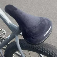 Selle de vélo vintage en flanelle antidérapante, douce et confortable, pour BMX, VTT, cyclisme sur route, pièces de vélo 2