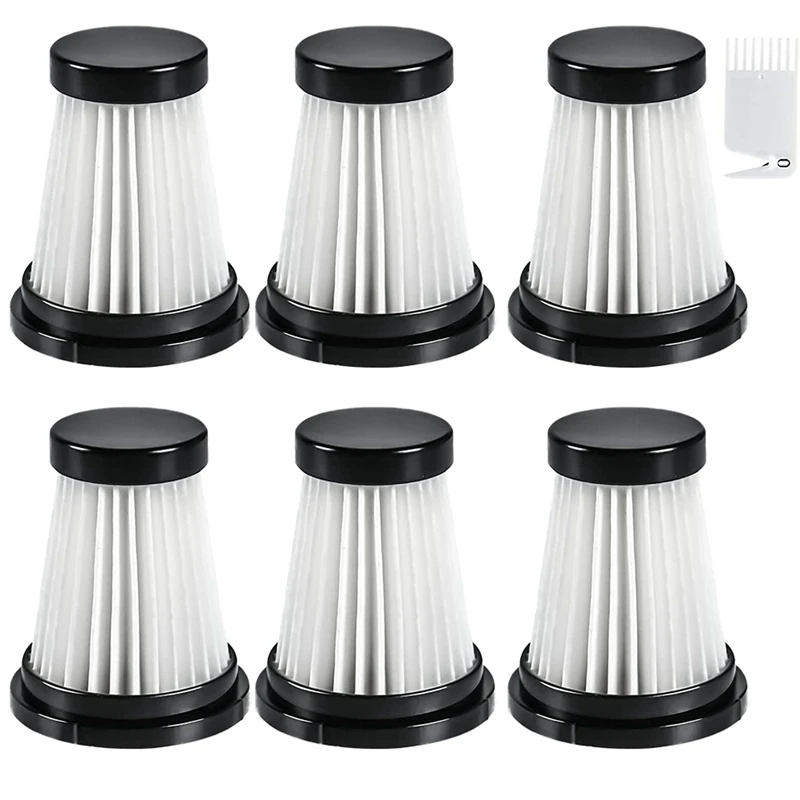 Sostituzione 6 Filtri Hepa Per Aspirapolvere Moosoo K12 / K12 Pro / K13 E Genius Invictus One 1.0/2.0 Aspirapolvere Portatile