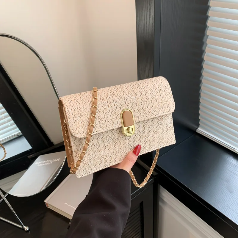 

New Cross-border Fragrance Fashion Texture Single Shoulder Crossbody Small Square Bag Spring Summer New Shoulder Bag Women