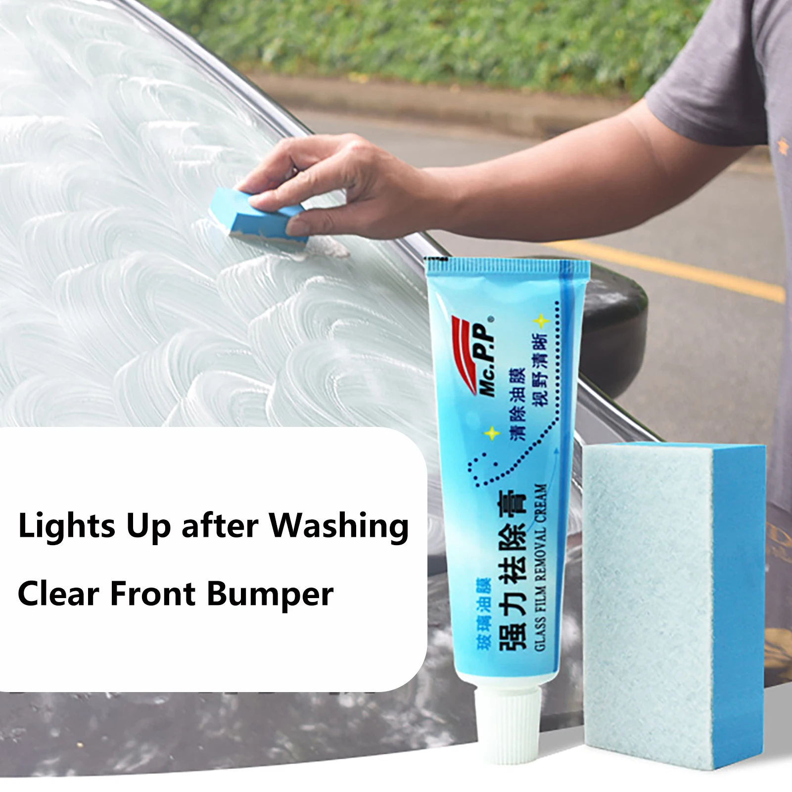 Auto Car Polishing Degreaser Cleaner Oil Film Clean Polish Paste for