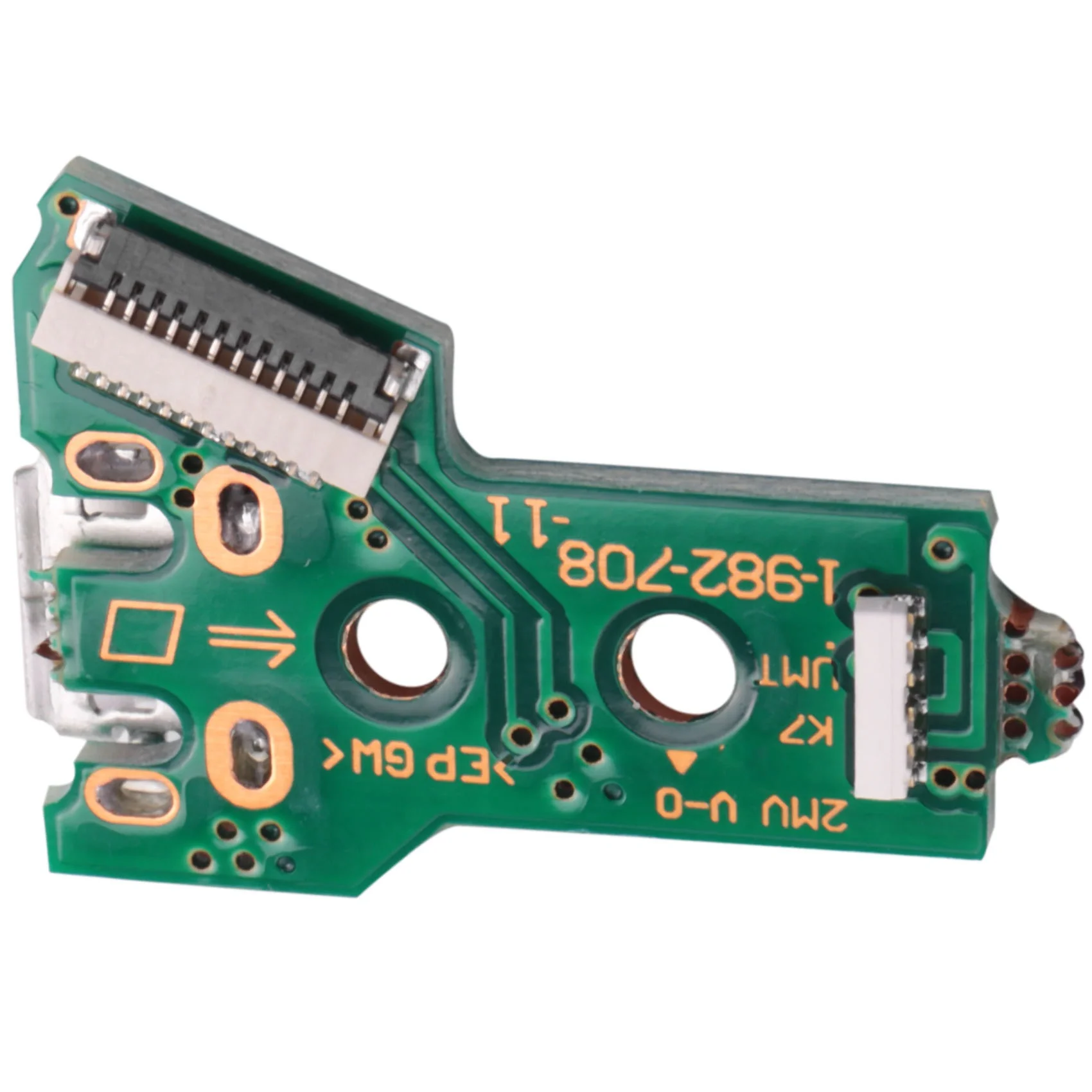 JDS-055 Ps4 컨트롤러용 USB 충전 포트 보드(12핀 플렉스 케이블 포함)