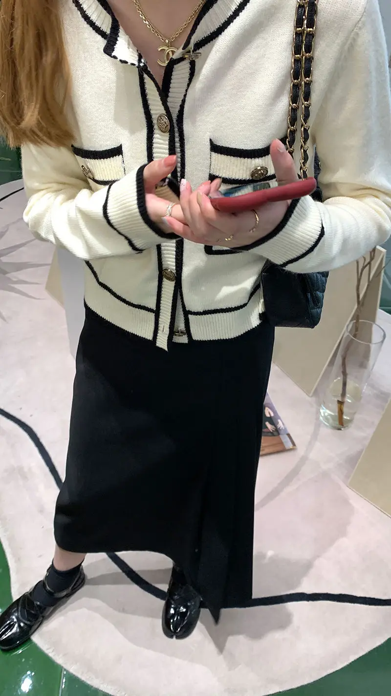 Robe midi asymétrique en vert - Victoria Beckham