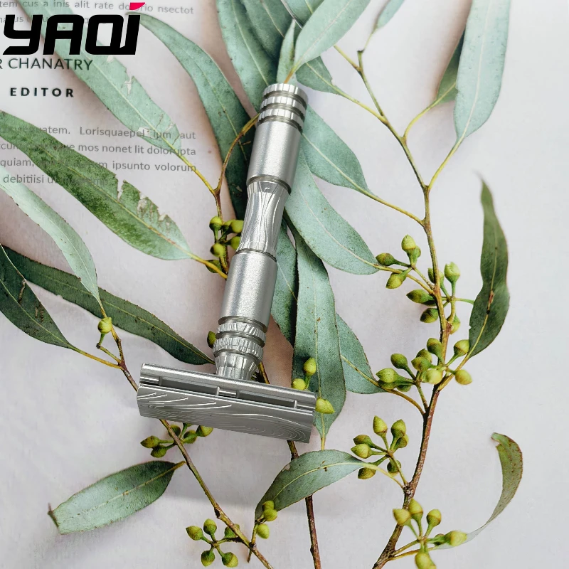 2026년 신제품!YAQI 316 스테인리스 스틸 버전 고스트 프로페셔널 안전 면도기