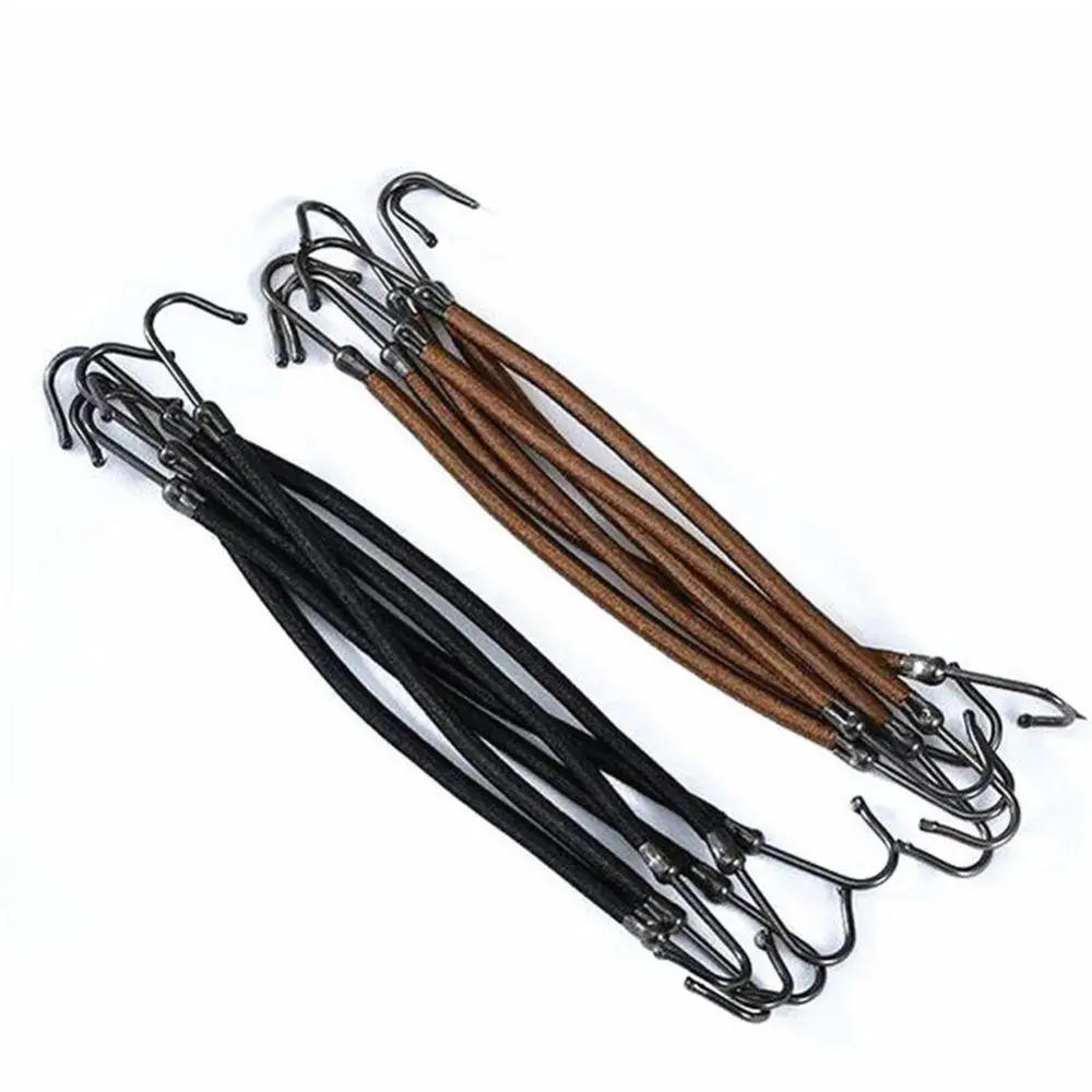 1~20PCS Ponytail Rubber Elastic Hook Hair Bands For Women Gum Hooks Hair Accessories Hair Ties Styling Tools Holder Bungee Bands 5