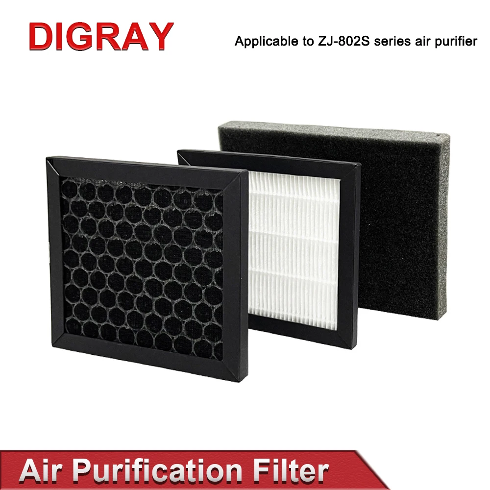 DIGRAY ZJ-802S Filter Element Portable Solder Smoke Filter Purifier Cotton Replacement Smoker Smoke Eliminator