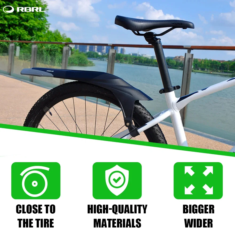 Bicycle Fender Wings Mud Flaps Quick Release 24 to 29 Inch Bicycle fender