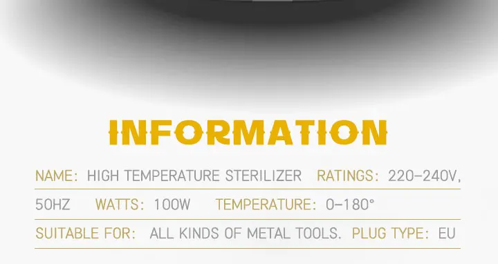 Description Picture 3 of itemNail Tool Sterilizer For Sterilization Machine Metal Nail Art Tools Supplies Sterilizers High Temperature For Manicure Salon