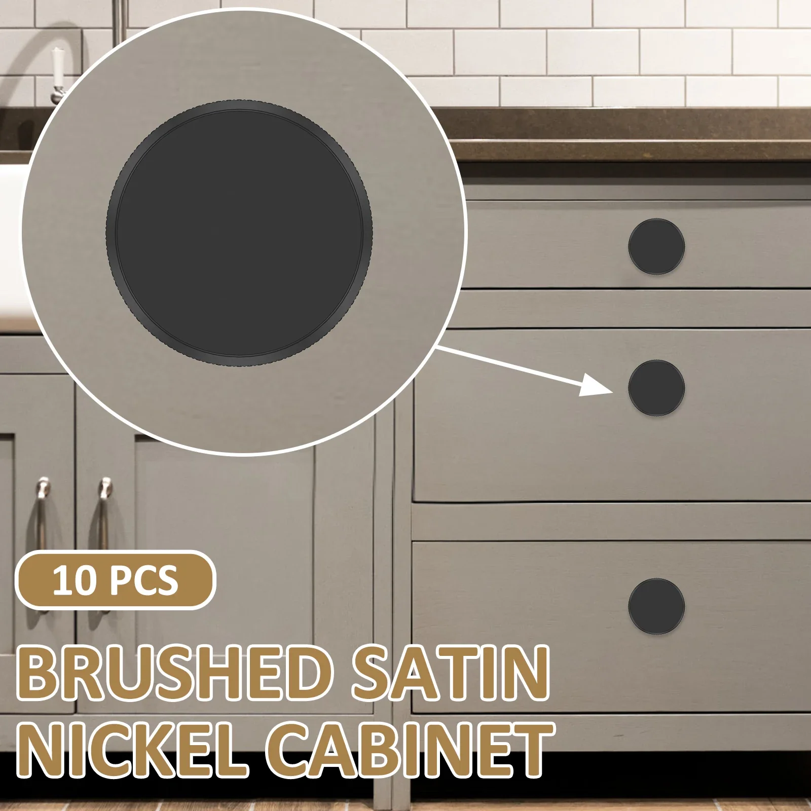Furniture Handles Copper Cabinet Knobs Wardrobe Dresser Drawer Knobs Kitchen Cupboard Hardware Round Cabinet Door DIY