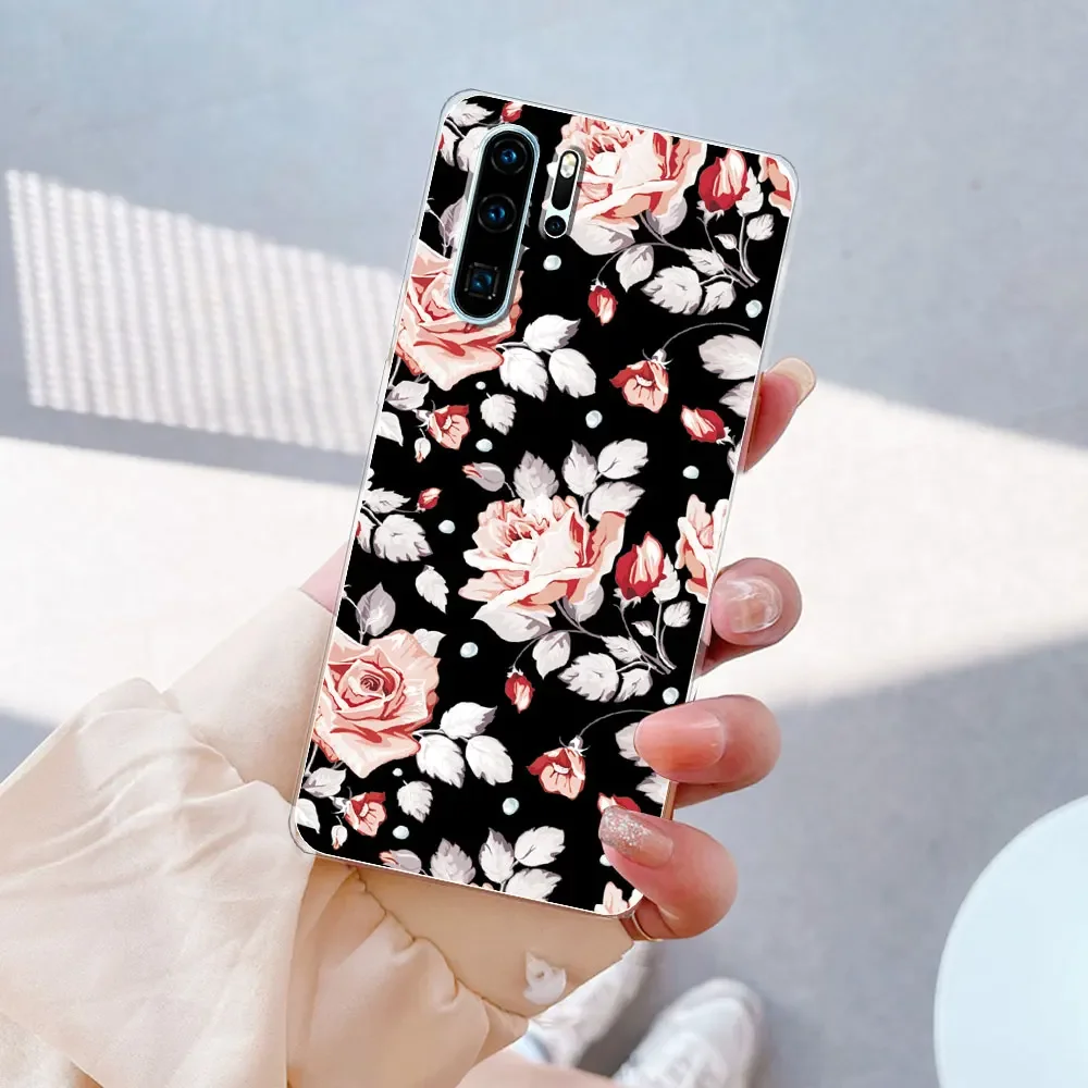 Clear Silicone Phone Case with Cute Design and Protective Bumper
