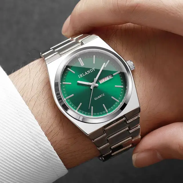 Fashion Men's Calendar Quartz Watch Luxury Men Business Watches - Image 2