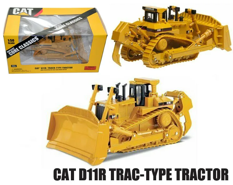 Гусеничный трактор Caterpillar 1/50 CAT D10R от Norscot Игрушечная модель для коллекции |