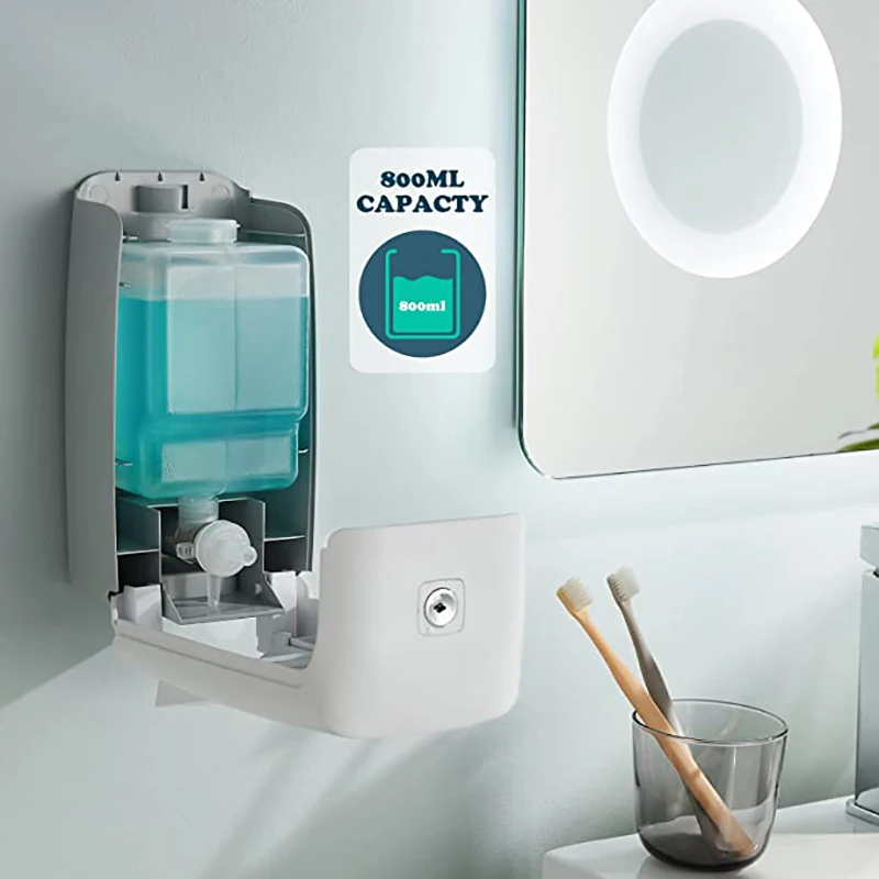 Liquid Soap Dispenser Manual Wall Pump 800ML