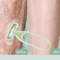 1pcs Body Hair Shaving Knife Razor No Skin-friendly Manual Shaver Blade Depilation Tools Gentle Shave Beauty Makeup Tool Women