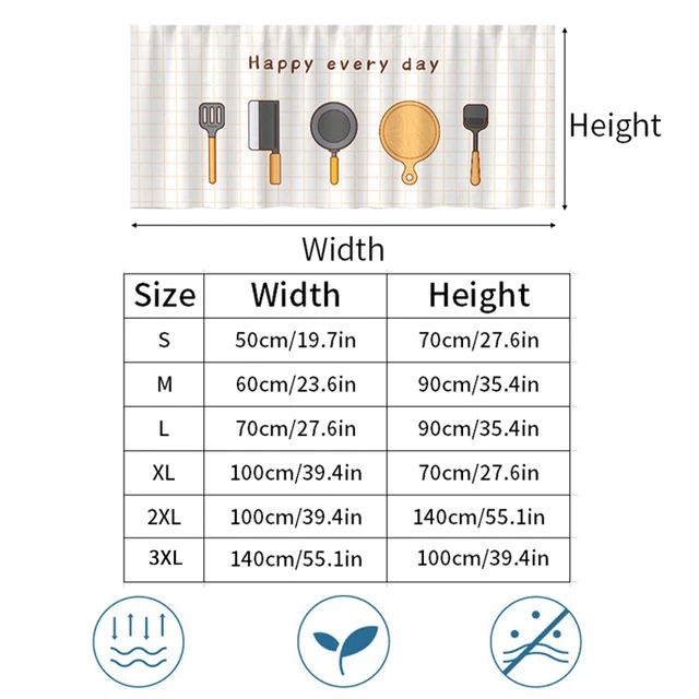 Kitchen Cabinet Self-Adhesive Curtain 6