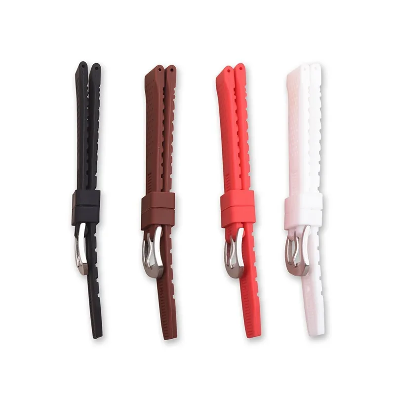 Breathable Silicone Waterproof Watchband Replacement Strap