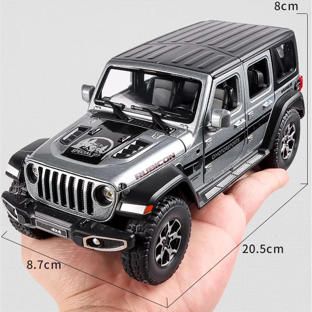 Diecast Wrangler Rubicon with Sound and Light Features