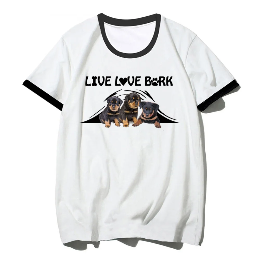 

rottweiler Tee women anime Tee female comic manga clothes