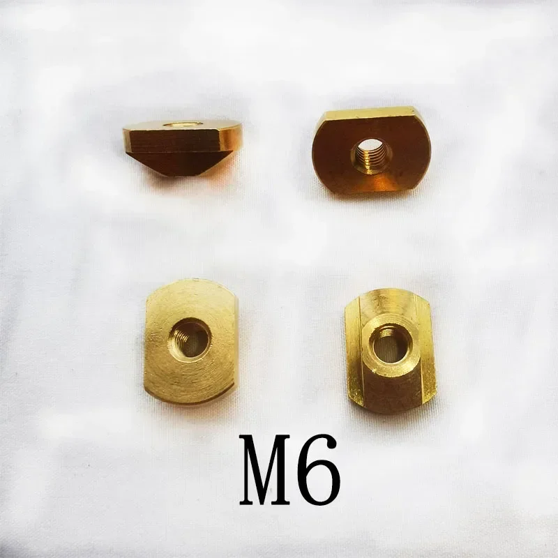 10 Or 20Pcs M6 Windsurf Hydrofoil Mounting Brass T-Nuts Water Sports Surfing Hydrofoil Tracks Accessories