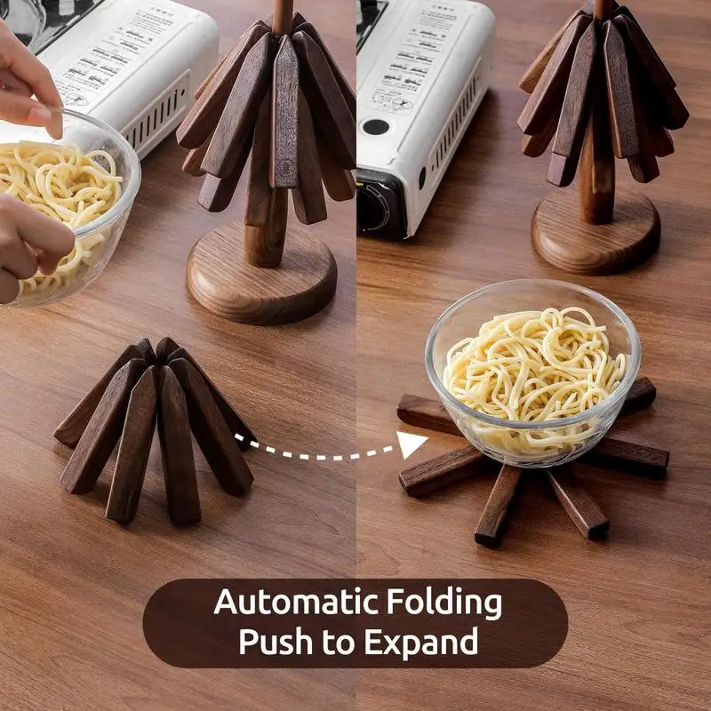 

Table Mats Creative Black Walnut Solid Wood Drink Coasters Portable Small Tree Insulation Pad For Teapot Home Decor Kitchen Tool