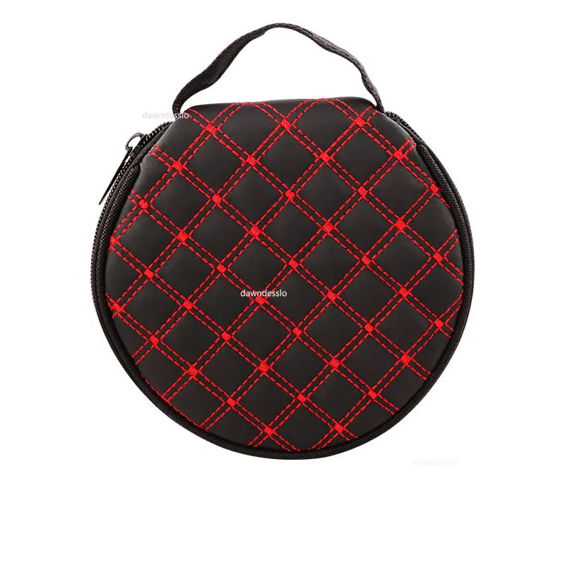 CD DVD Storage Case CD Case 20 Capacity Hard Plastic Portable Zipper CD Holder Large Storage Disc Wallet Bag for Car Home Travel