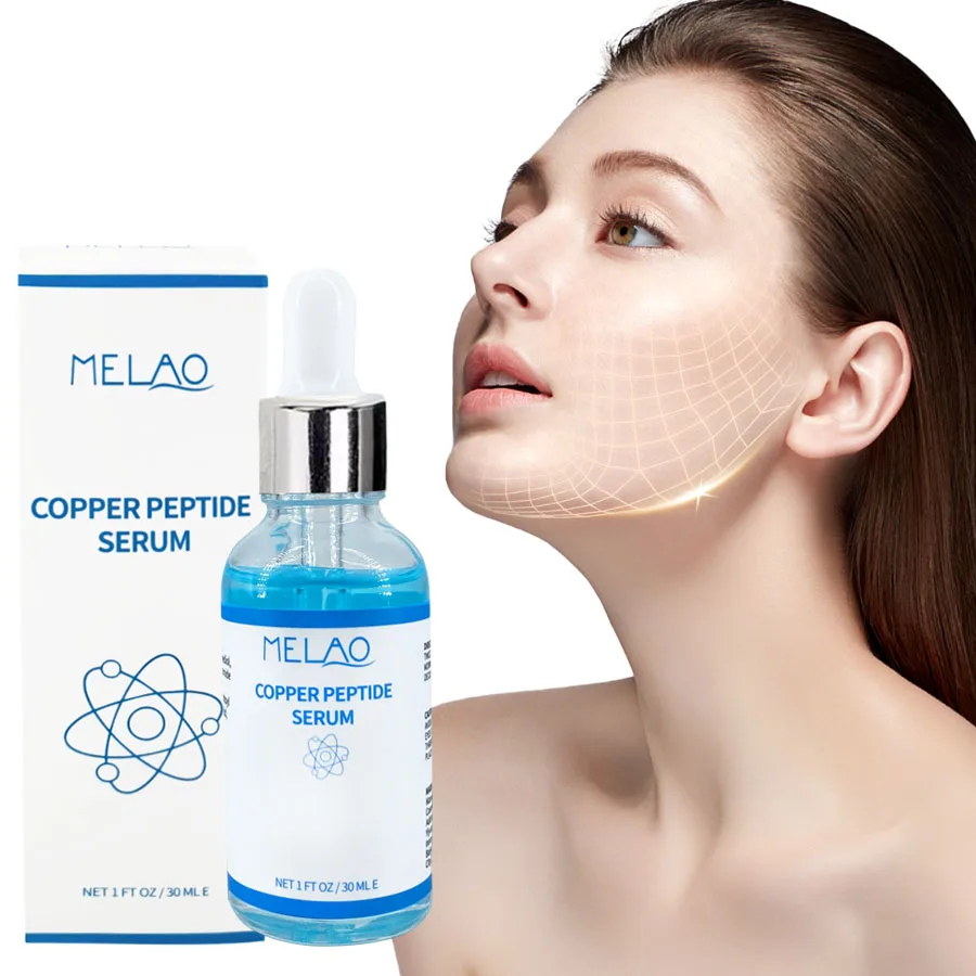 Melao Natural Deep Nourishing Firming Blue Copper Peptide Serum for face Anti Aging Anti Wrinkle 5